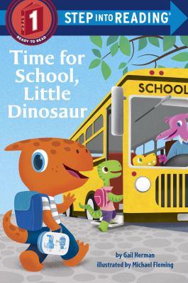 Time for school, little dinosaur - Cover Art