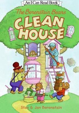 The Berenstain Bears clean house - Cover Art
