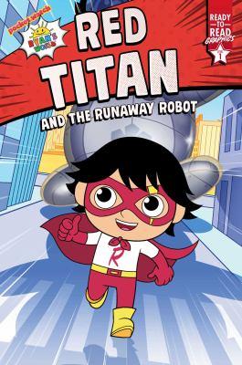 Red Titan and the runaway robot - Cover Art