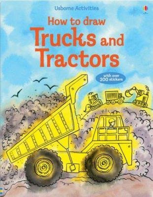 How to draw trucks and tractors - Cover Art